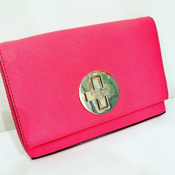 Kate Spade Pink Wallet Crossbody - Picture 1 of 5